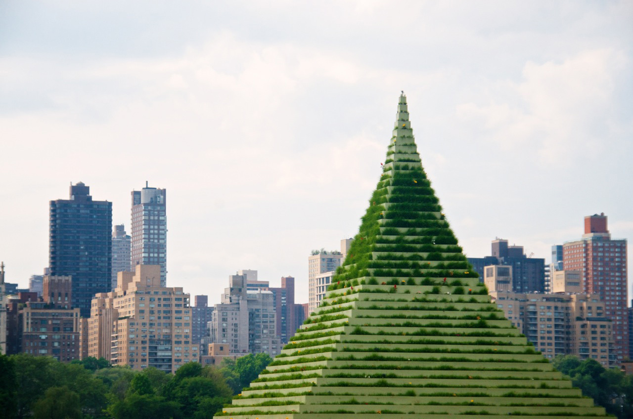 The Living Pyramid in Socrates Sculpture Park, 2015