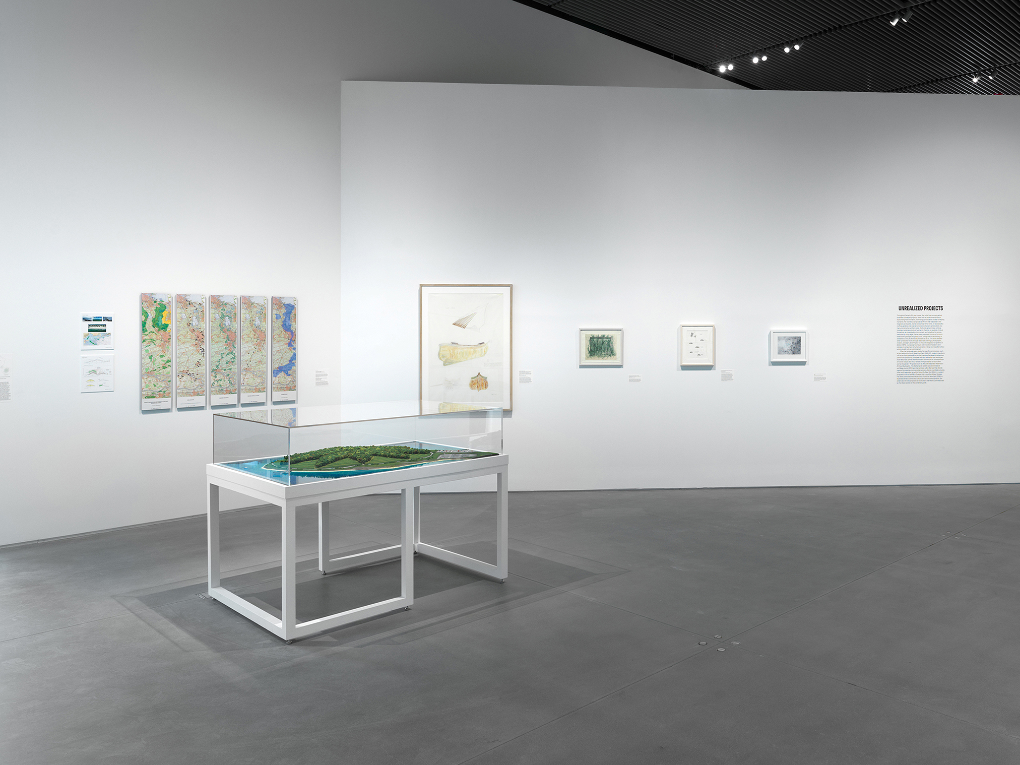 Installation view: Unrealized Projects