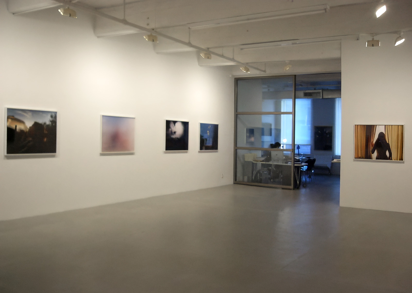 installation view of photographs by Tracey Baran