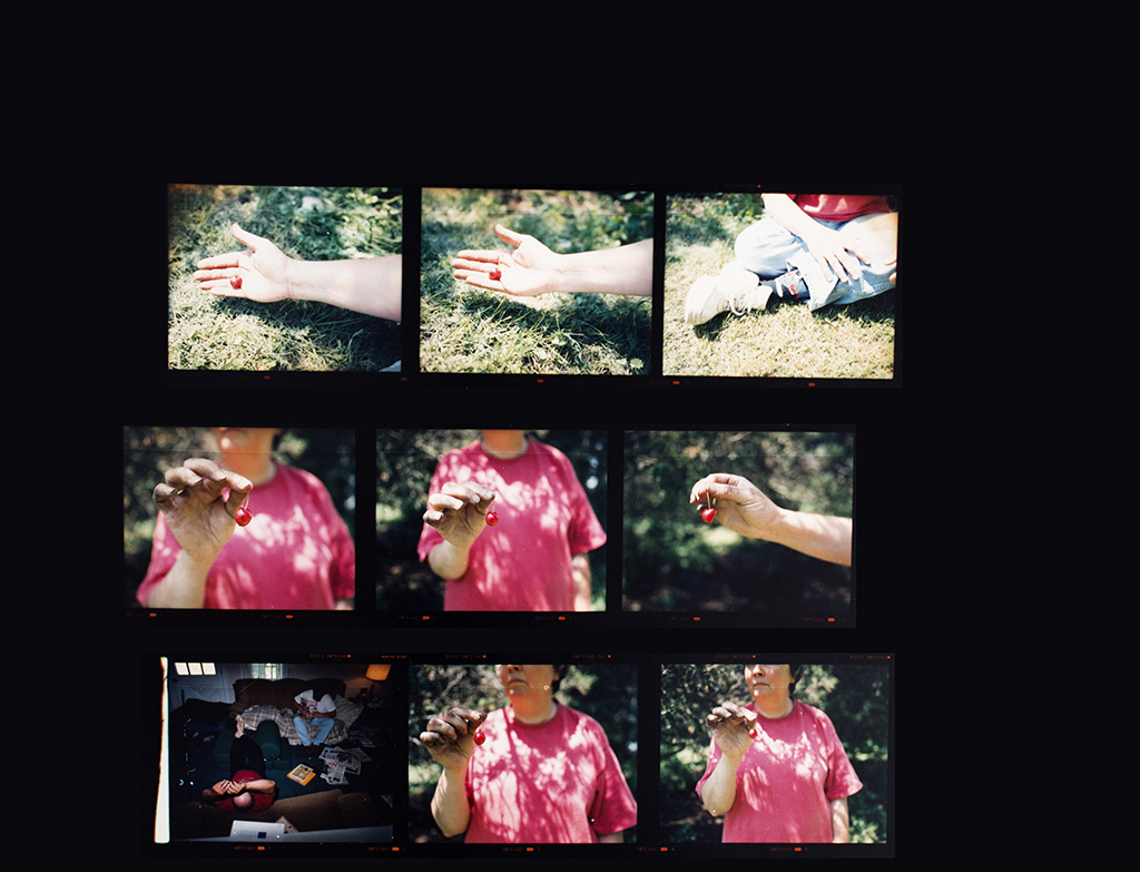 Contact Sheet (Cherry in Hand)