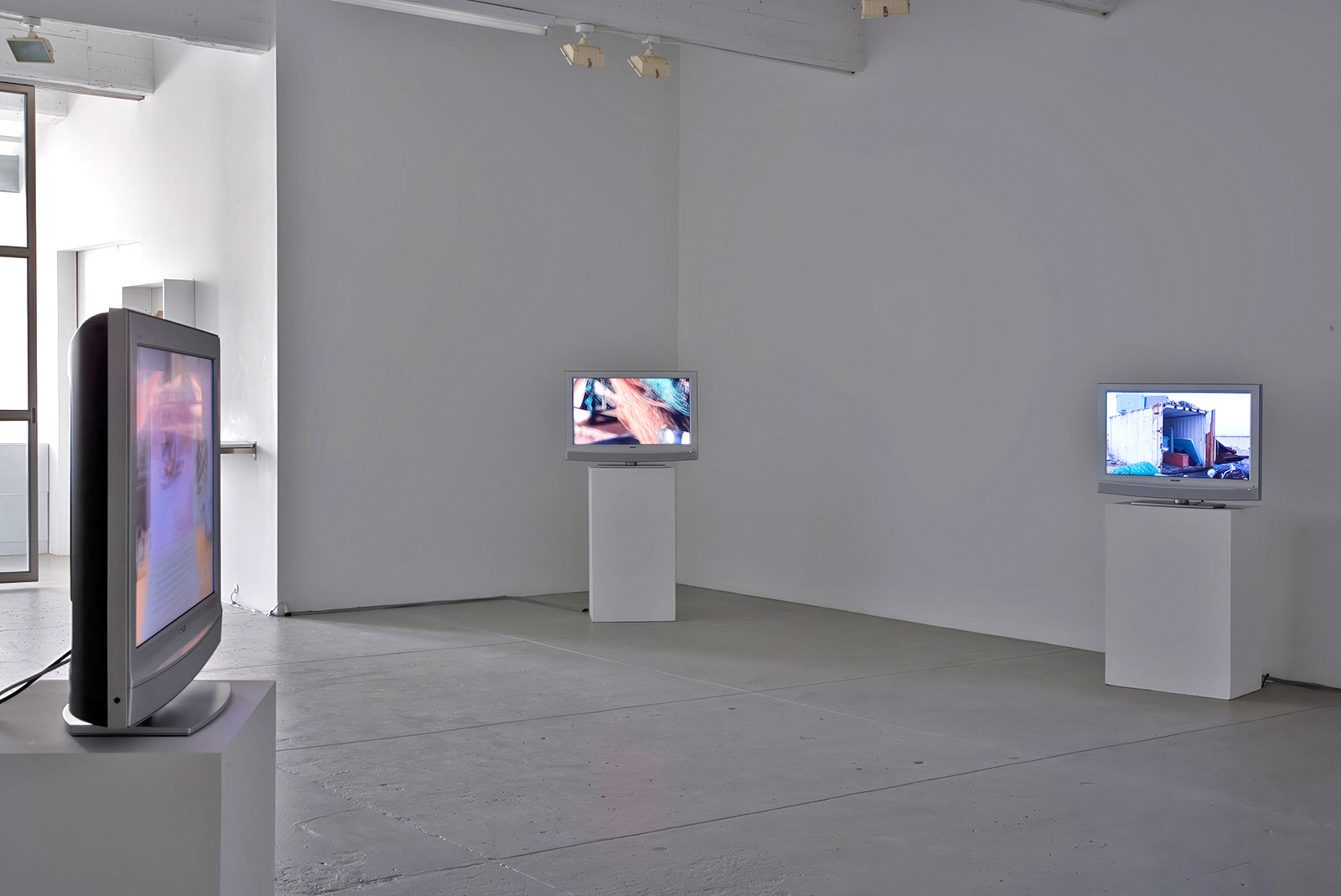installation view of the the Peter Campus exhibition