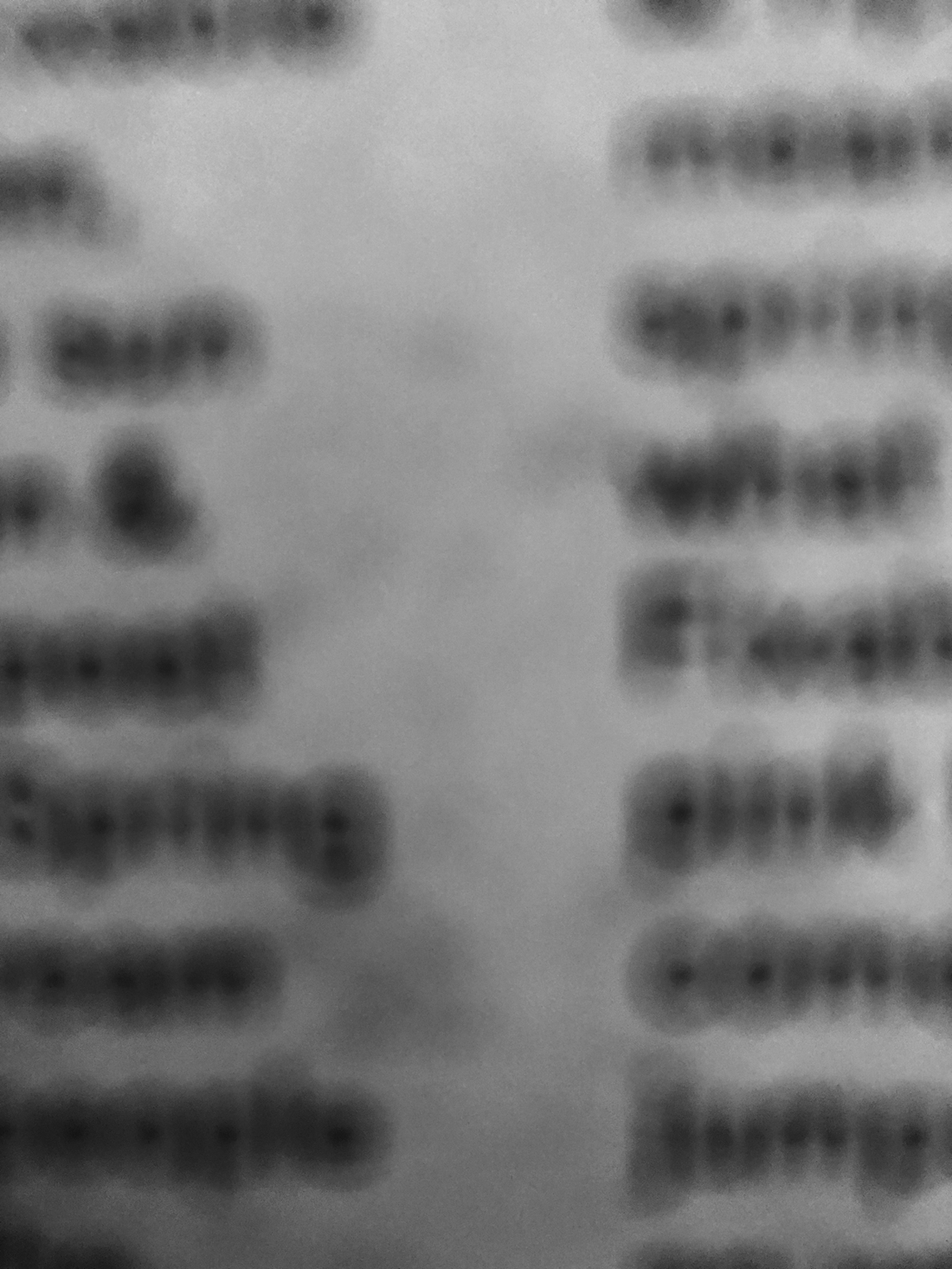 another blurred book page