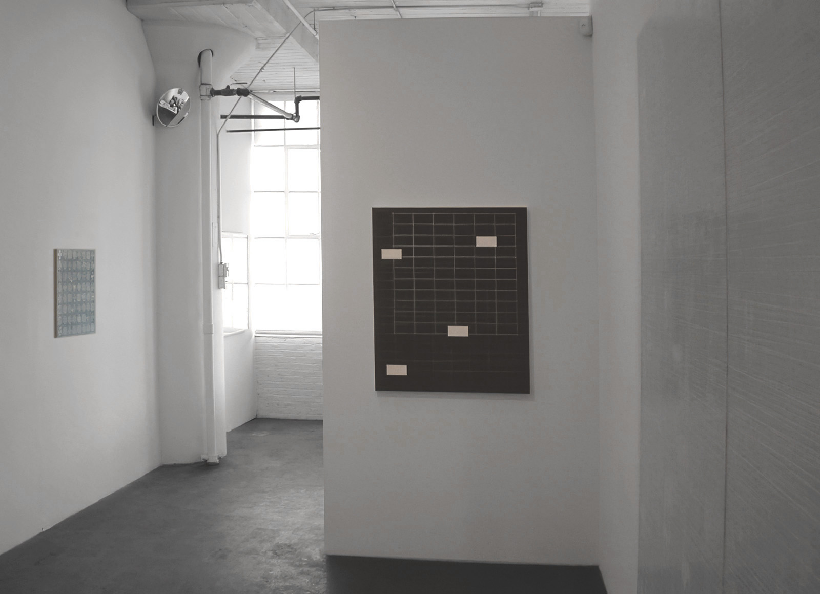 installation view of Betsy Kaufman's show in 1997