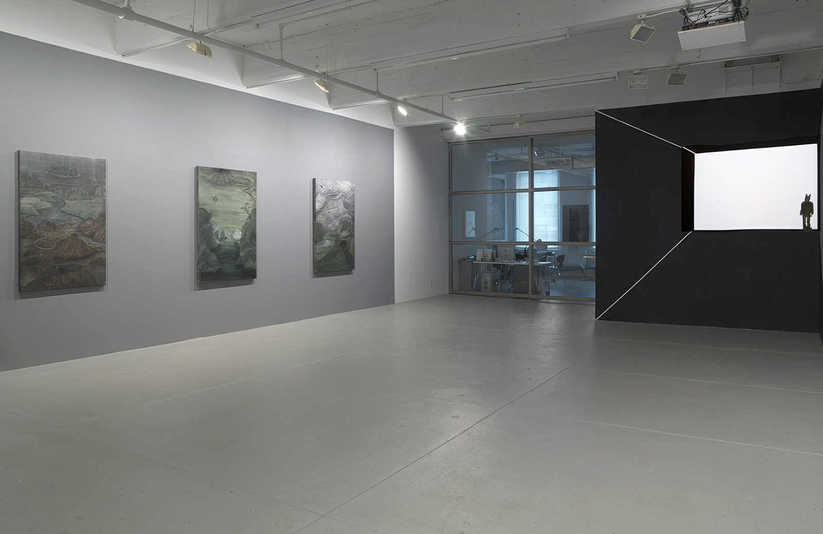 installation view of From the Closed World