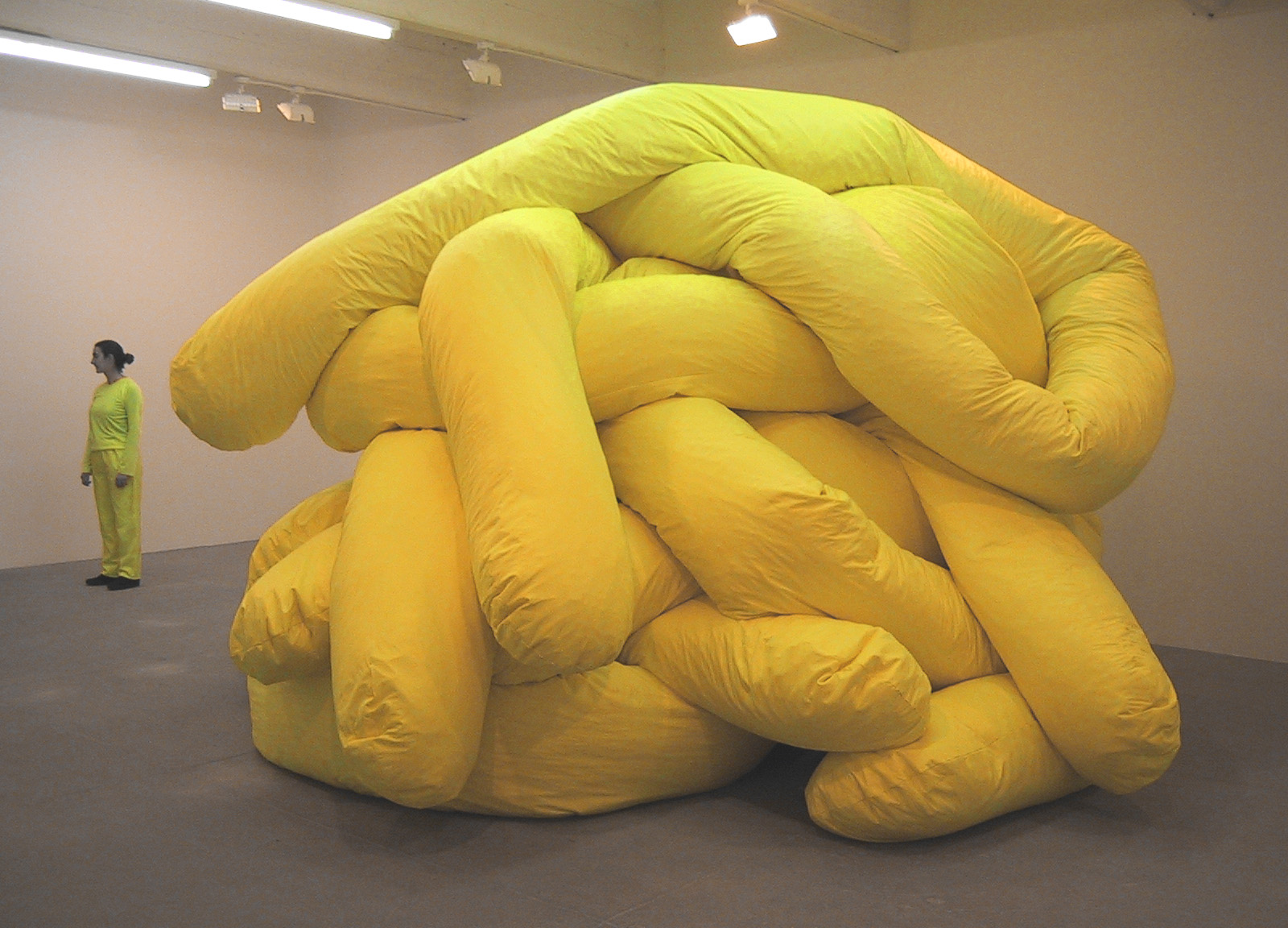 installation view of the Beverly Semmes exhibition