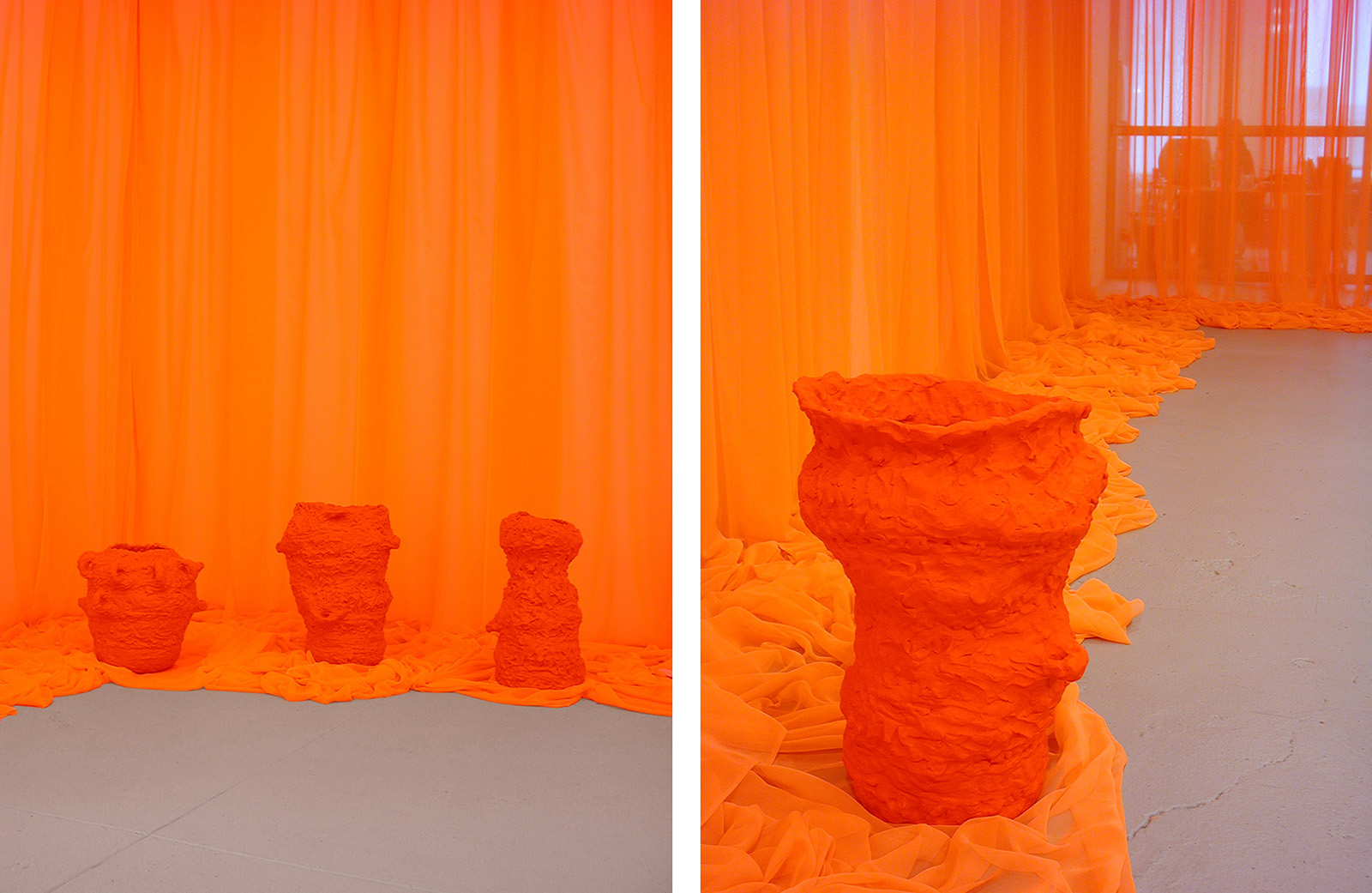 installation view of the In the O exhibition