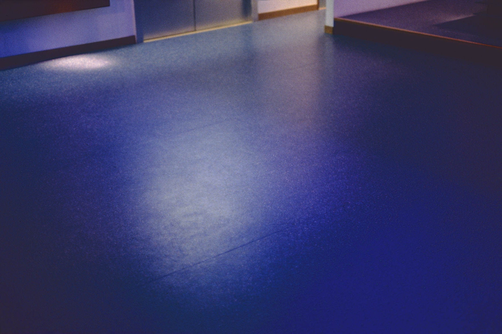 blue floor